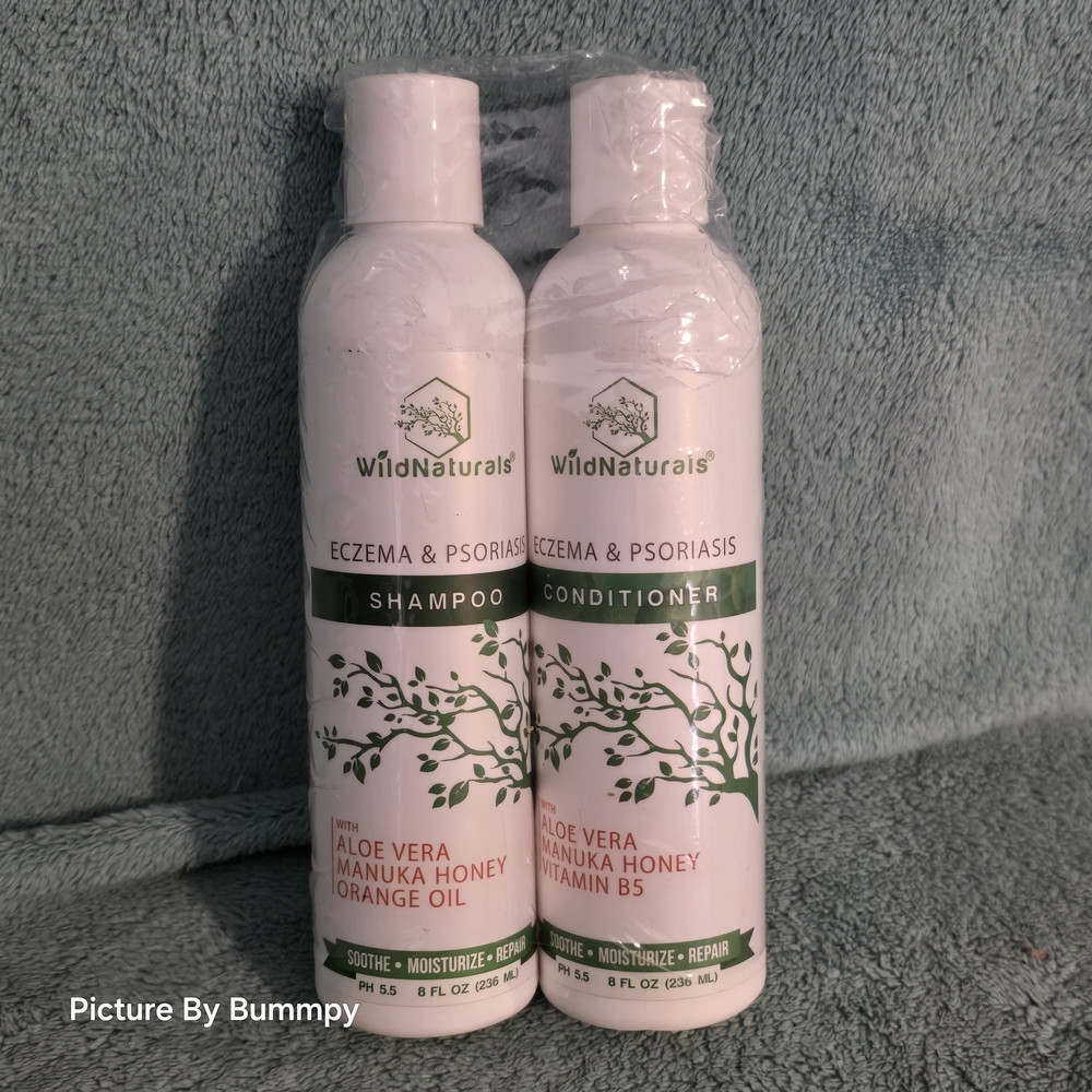 New Wild Naturals Shampoo and Conditioner Set Eczema & Psoriasis